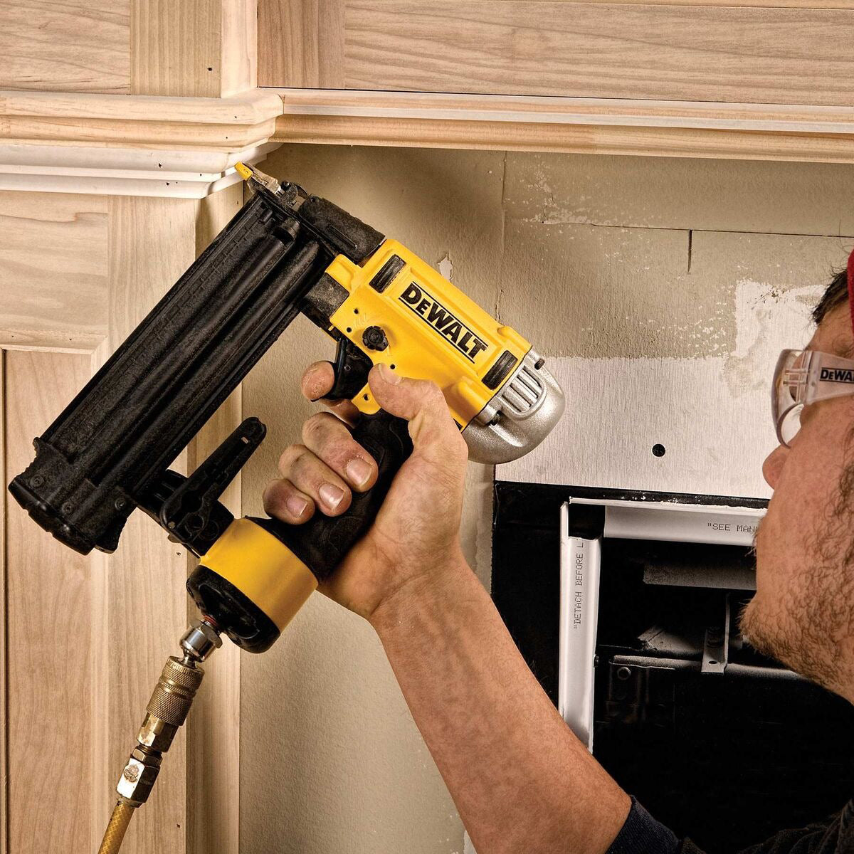 Dewalt DPN1850PP Pneumatic Oil-Free 18 Gauge Brad Nailer 15-50mm Reliable Tool for Precision Nailing