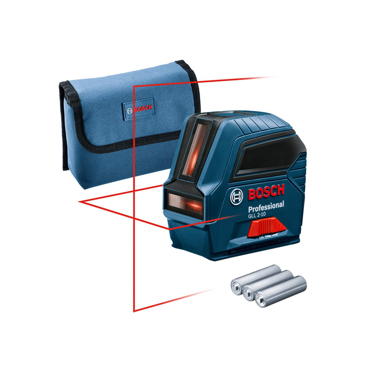 Bosch GLL 2-10 Professional Line Laser Compact, Durable & Easy-to-Use 0601063L00