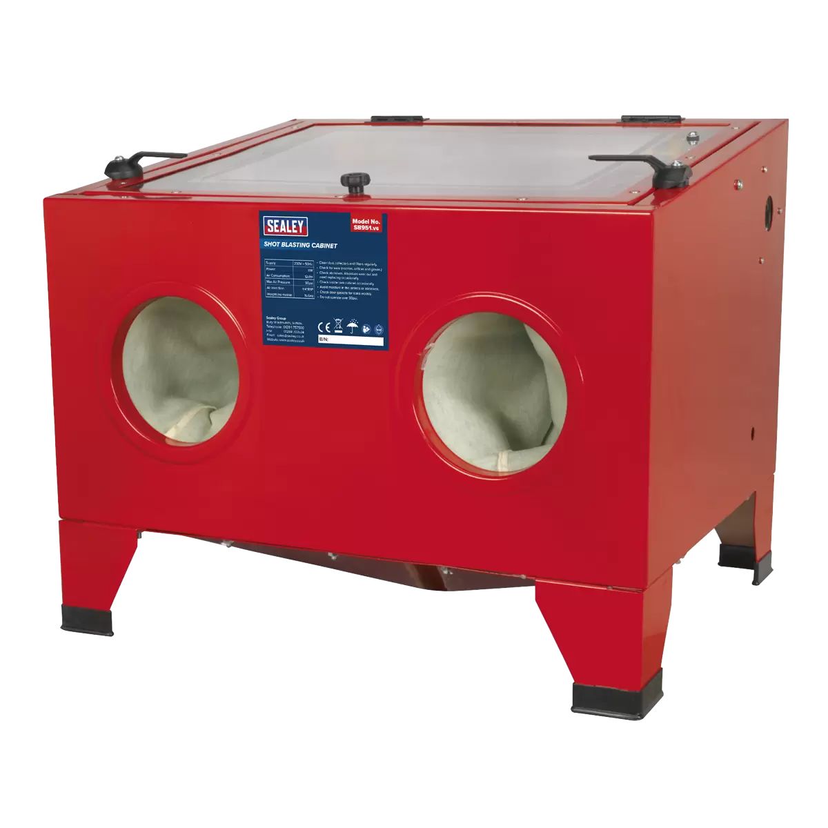 Sealey SB951 Shot Blast Cabinet with Gun