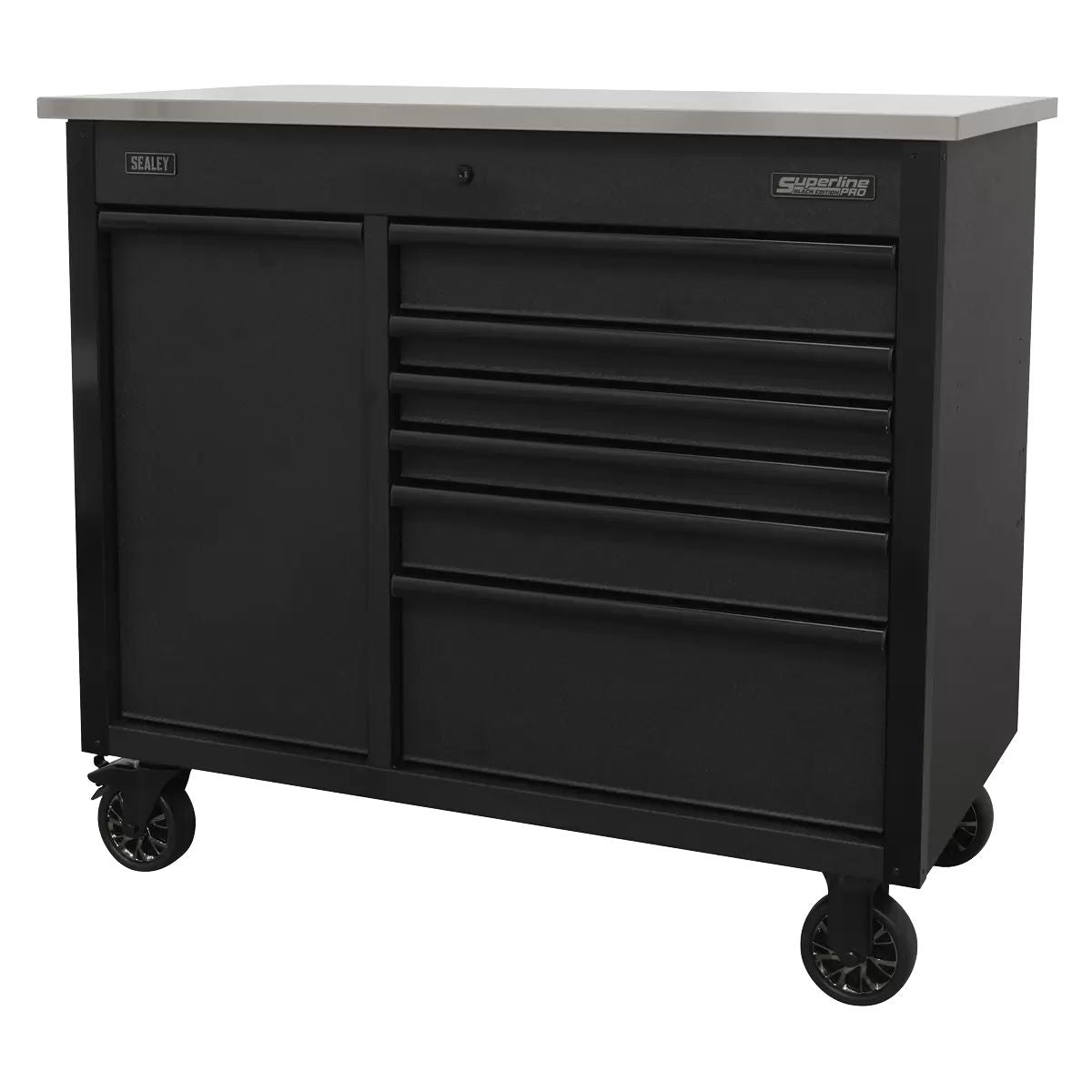 Sealey AP4206BE 1120mm Mobile Tool Cabinet with Power Tool Charging Drawer