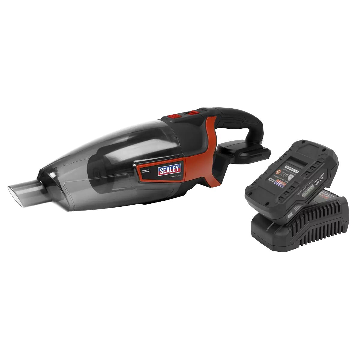 Sealey CP20VCVKIT1 20V Handheld Vacuum Cleaner Kit 650ml With Battery & Charger