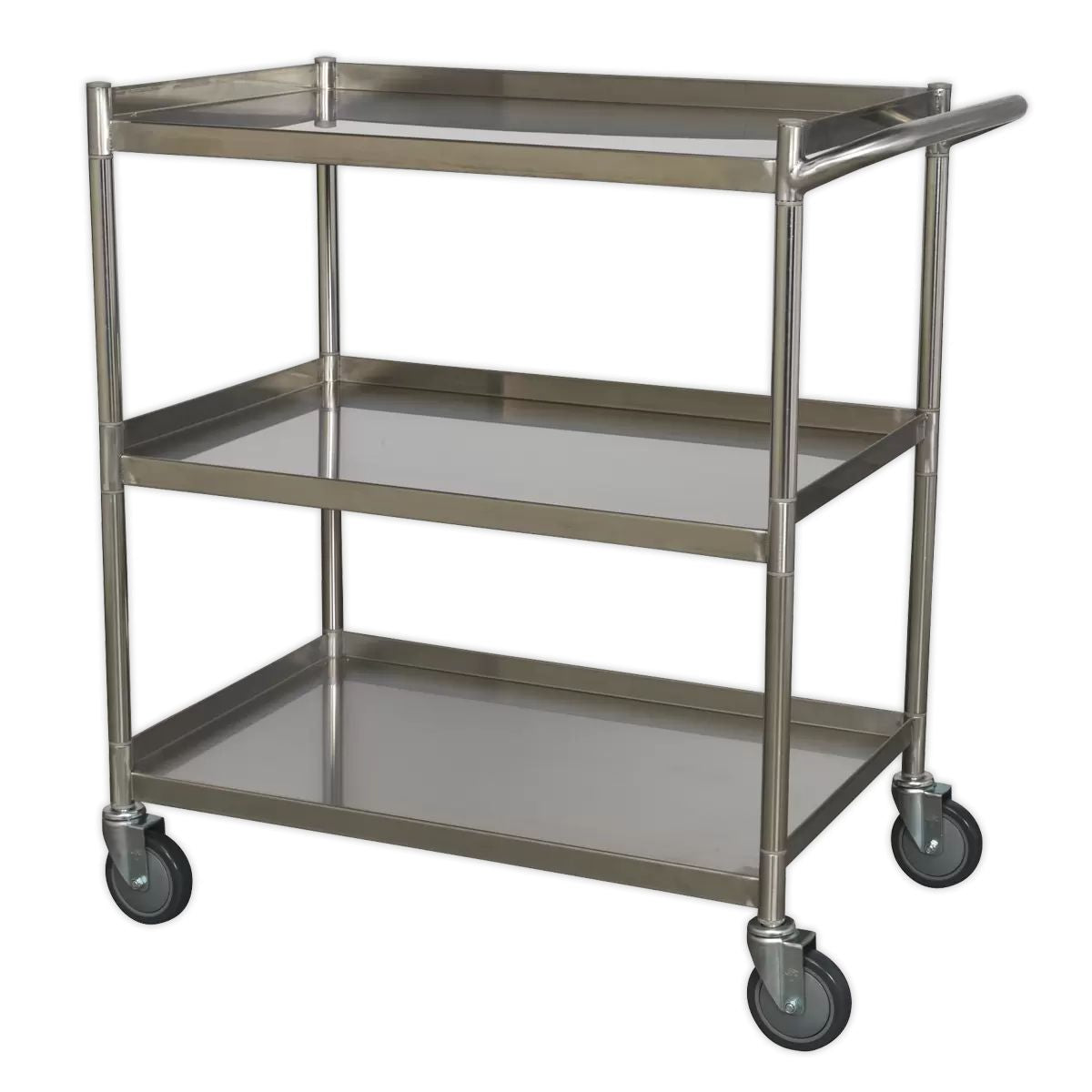 Sealey CX410SS 3-Level Stainless Steel Workshop Trolley