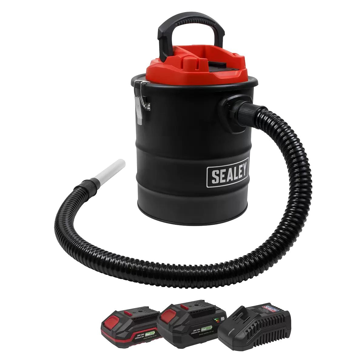 Sealey CP20VAVKIT 20V Handheld Ash 15L Vacuum Cleaner Kit 2 Batteries with charger