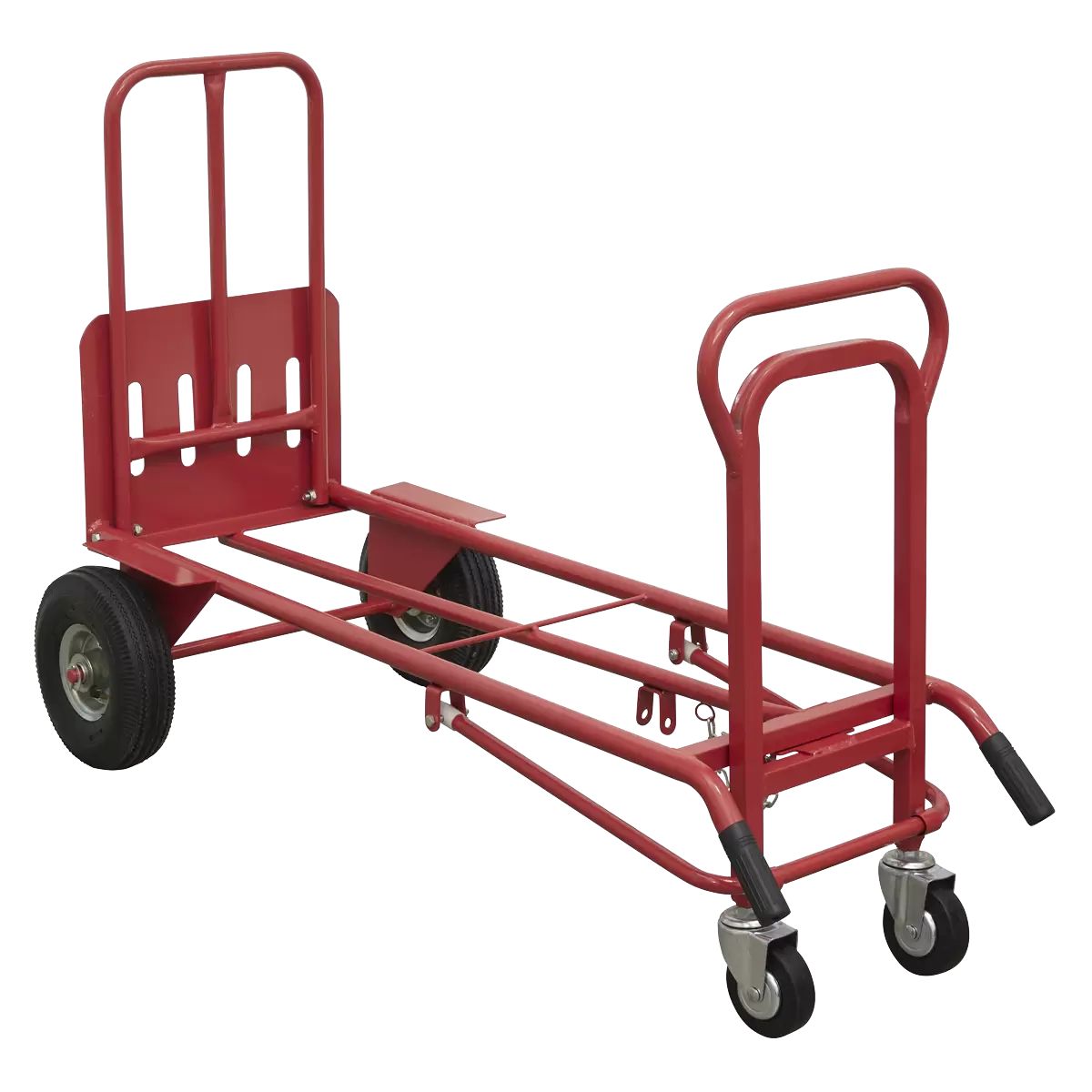 Sealey CST989 3-in-1 Sack Truck with Pneumatic Tyres 250kg Capacity