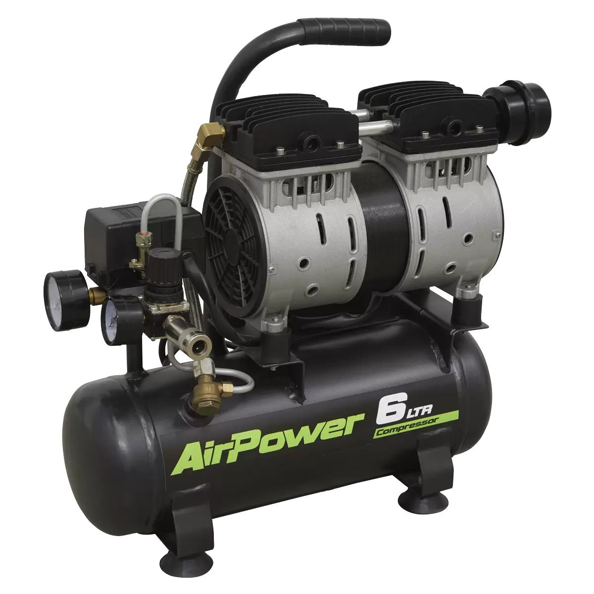 Sealey SAC0607S 6L Direct Drive Low Noise Air Compressor 230V/13A