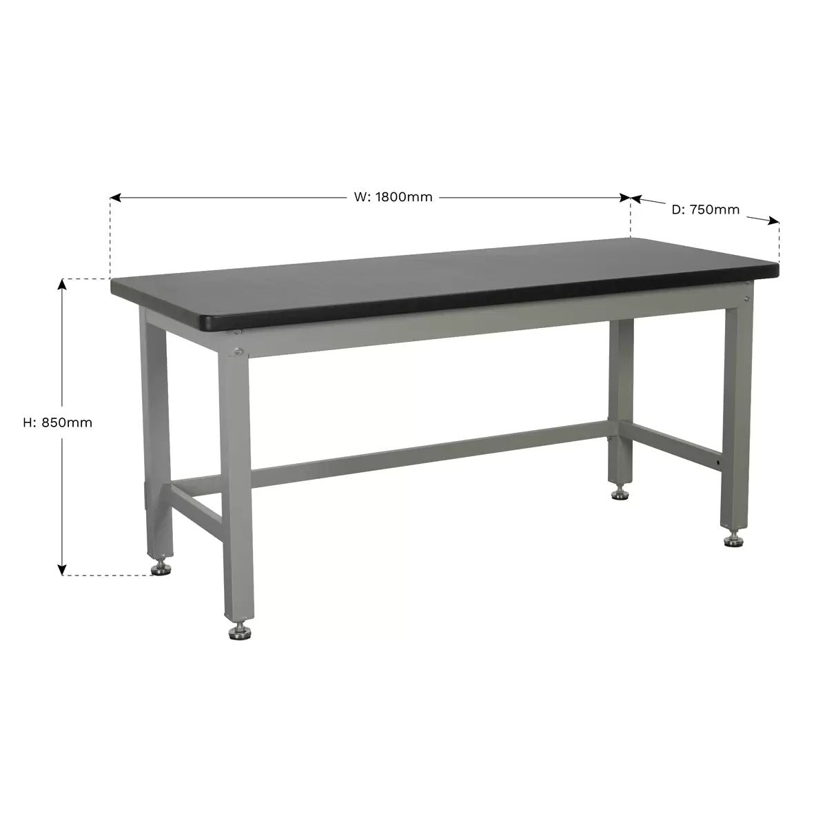 Sealey API1800 Workbench Steel Industrial 1.8mtr