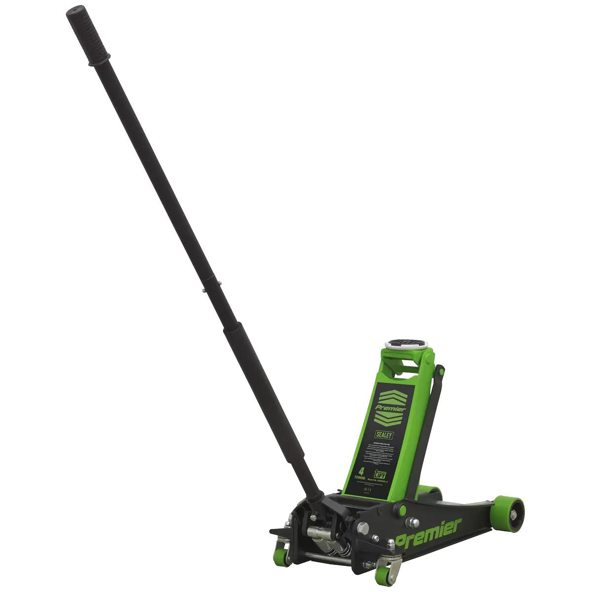 Sealey 4040AG Trolley Jack 4 Tonne Rocket Lift Green Car Van Garage