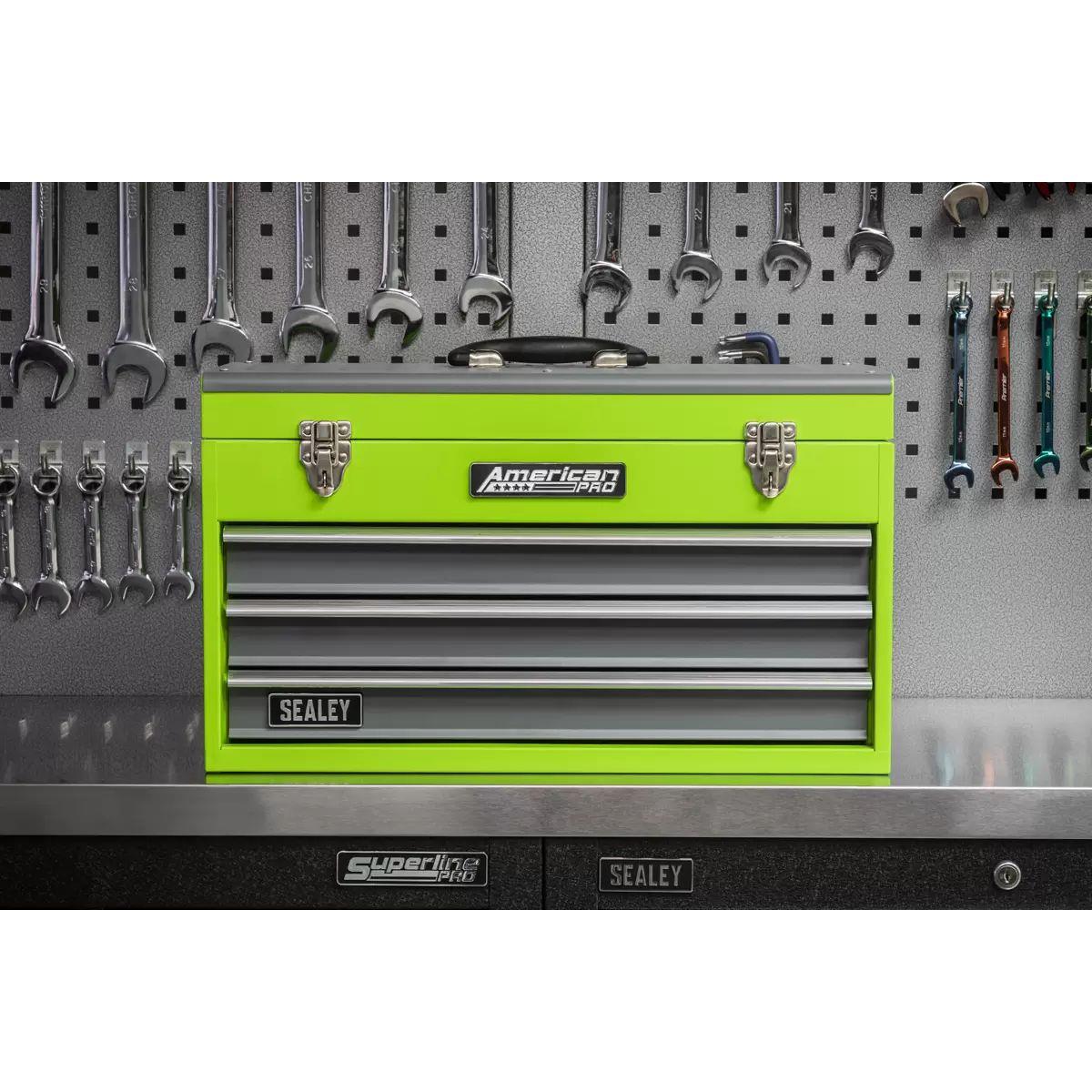 Sealey AP9243BBHV Tool Chest 3 Drawer Portable with Ball-Bearing Slides
