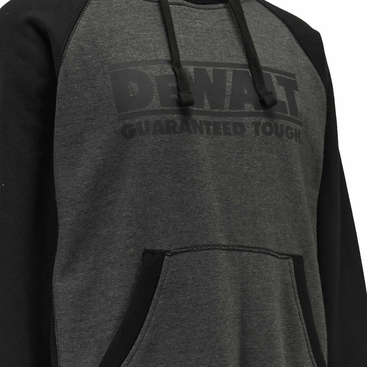 Dewalt Stratford Marl Hooded Sweatshirt Grey/Black - Size XL