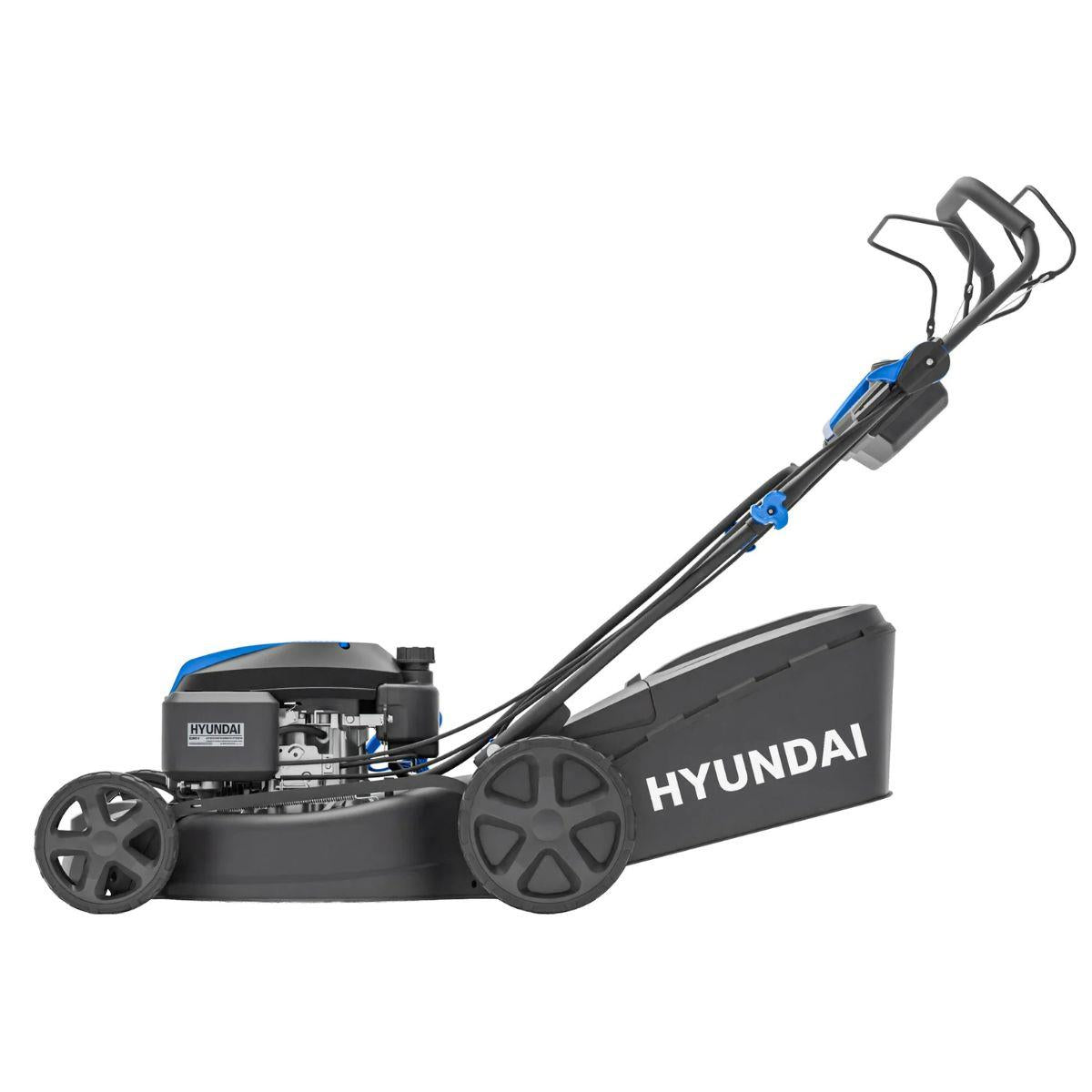 Hyundai HYM22200SPEX 56cm Electric Start Self-Propelled 3-in-1 Petrol Lawnmower