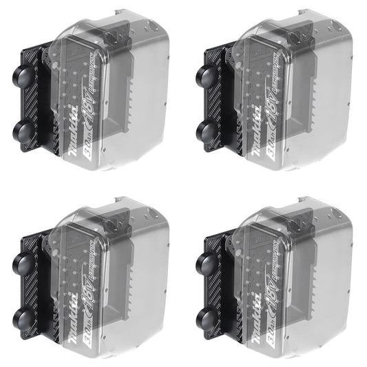 Excel Battery Wall Mount 4 Piece for Makita LXT Batteries