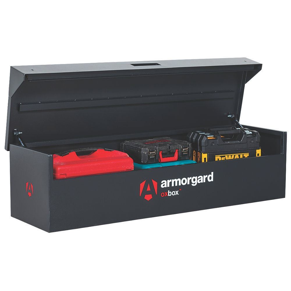 Armorgard OX6 Heavy Duty Steel Truck Box 1740mm x 515mm x 445mm Secure Storage Solution for Vehicles