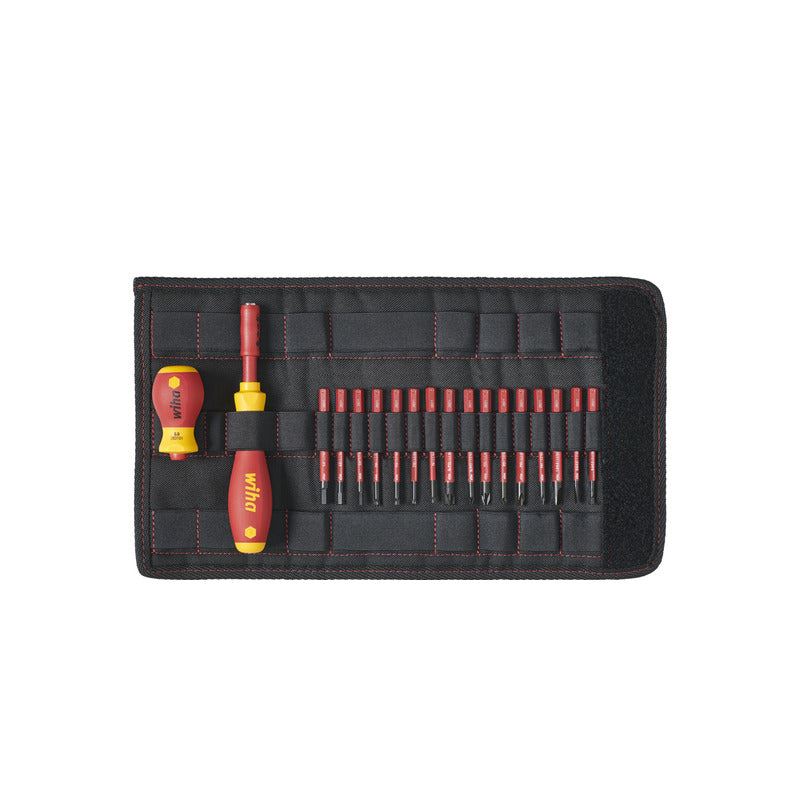 Wiha SoftFinish Electric SlimVario Screwdriver Set Of 19 Piece WHA-41231
