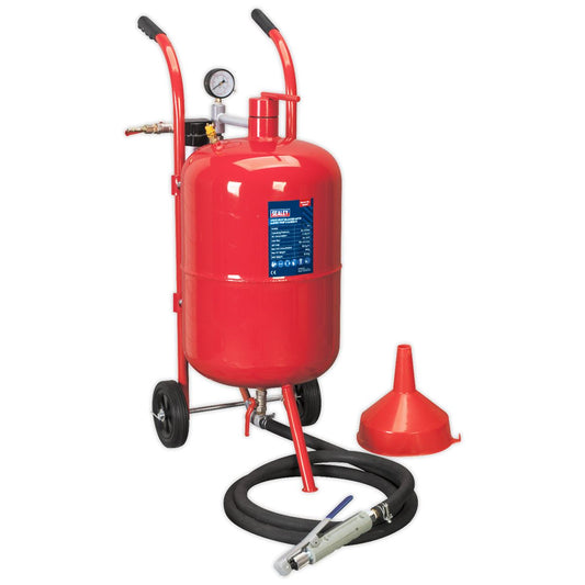 Sealey SB997 37L Shot Blaster with Water Trap & Wheels