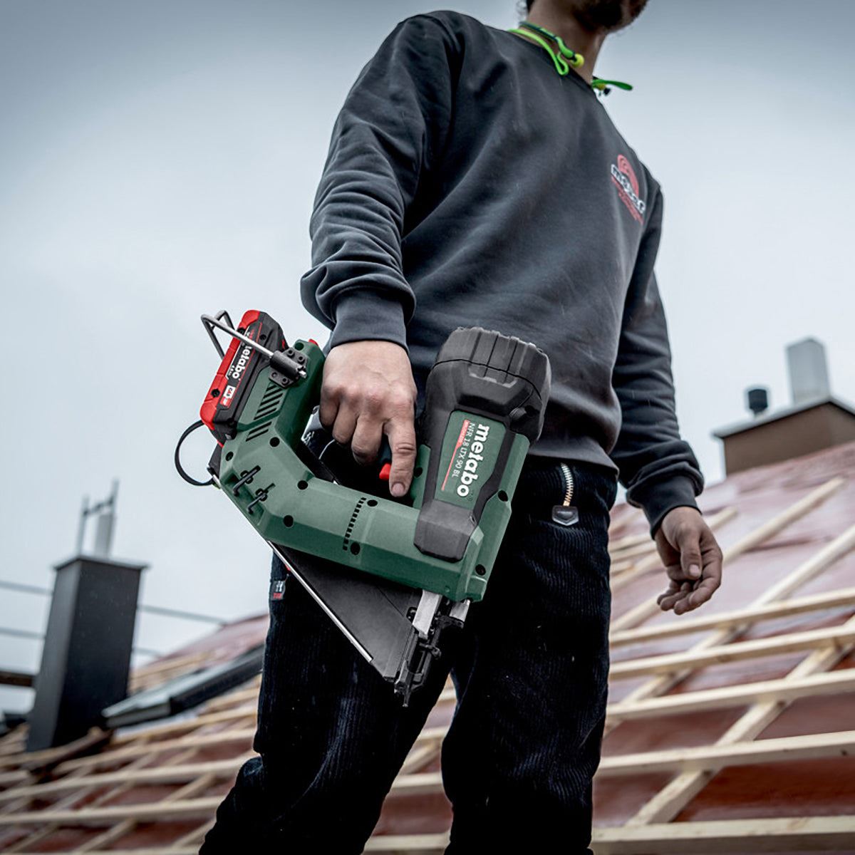 Metabo NFR 18 LTX 90 BL 18V Brushless First Fix Framing Nailer Body Only & Metabox 612090840