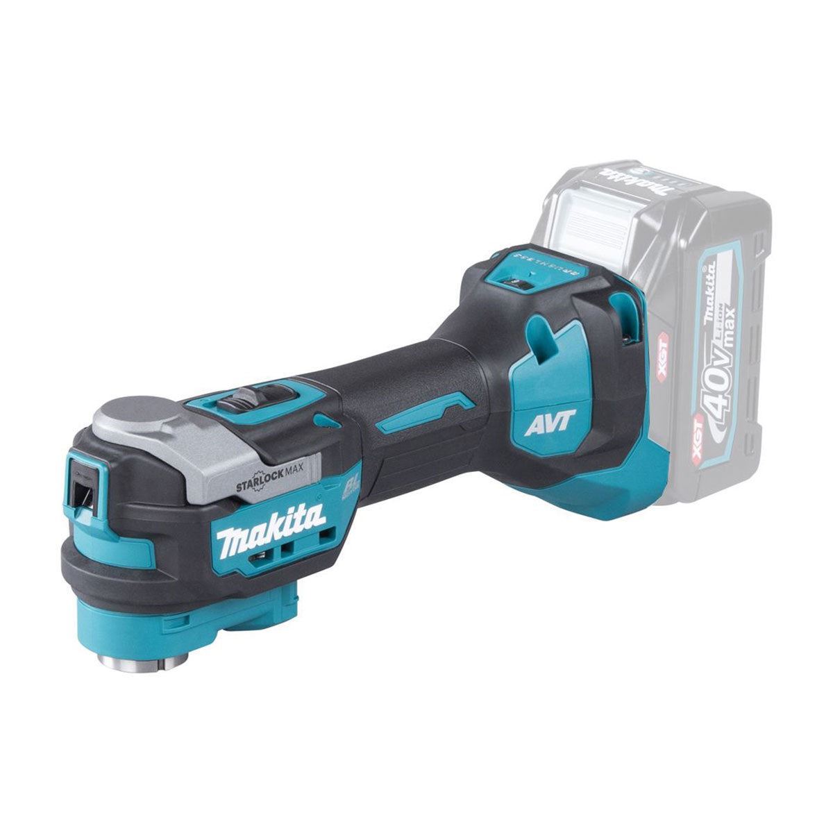 Makita TM001GZ 40V Max XGT Brushless Starlock Max Multi Tool with 4 Piece Blade Set