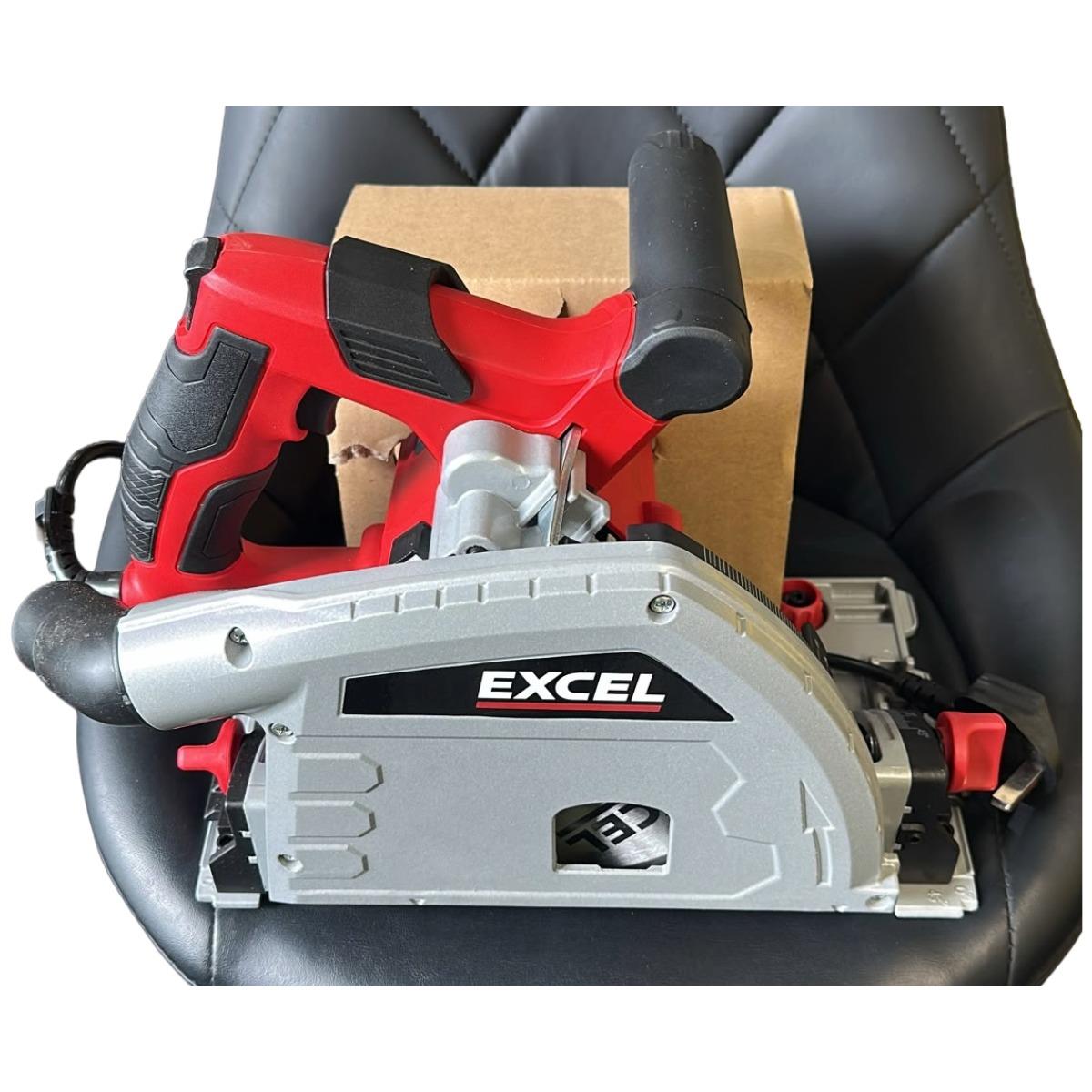 Excel 165mm Plunge Saw 1200W/240V Item Condition Damaged Box
