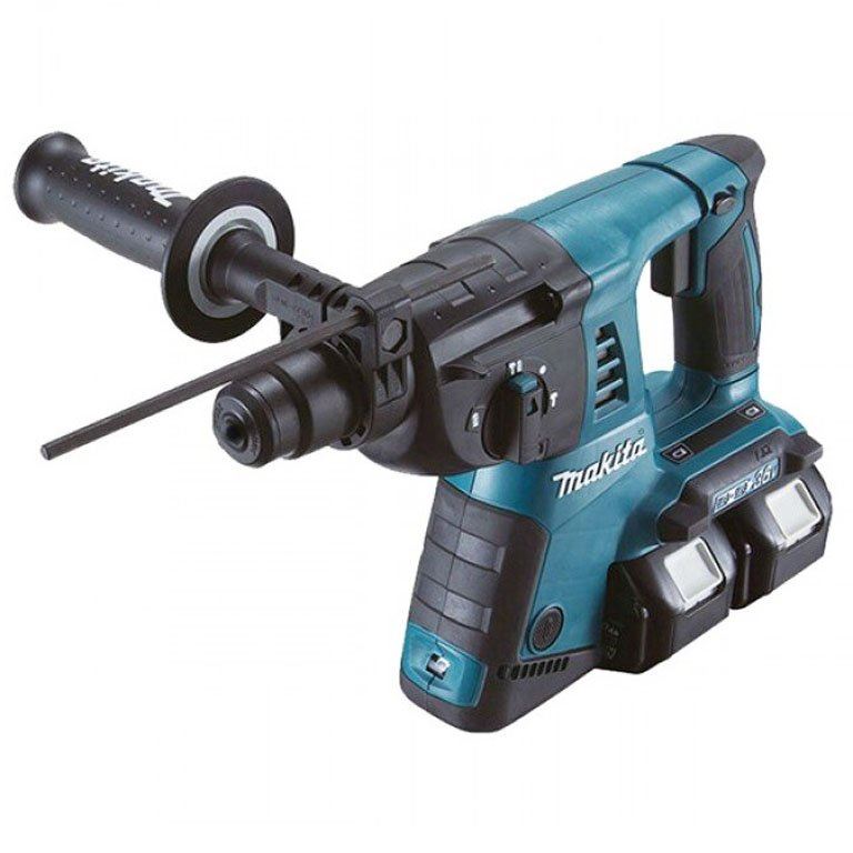 Makita DLX2137PTJ 18V LXT Combi Drill & Rotary Hammer Drill With 4 x 5.0Ah Batteries, Charger In Case