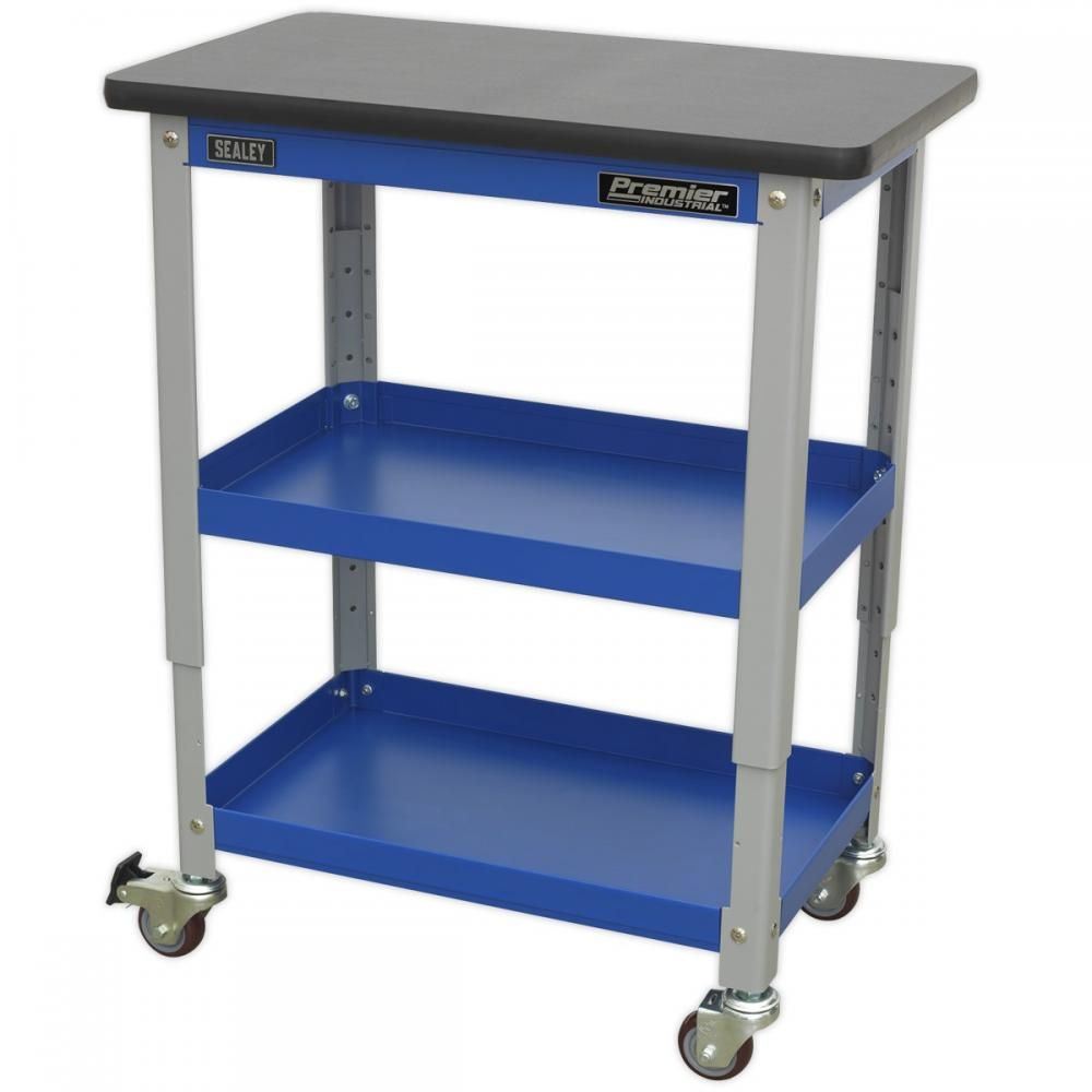 Sealey API2103 Industrial 3-Level Workshop Trolley