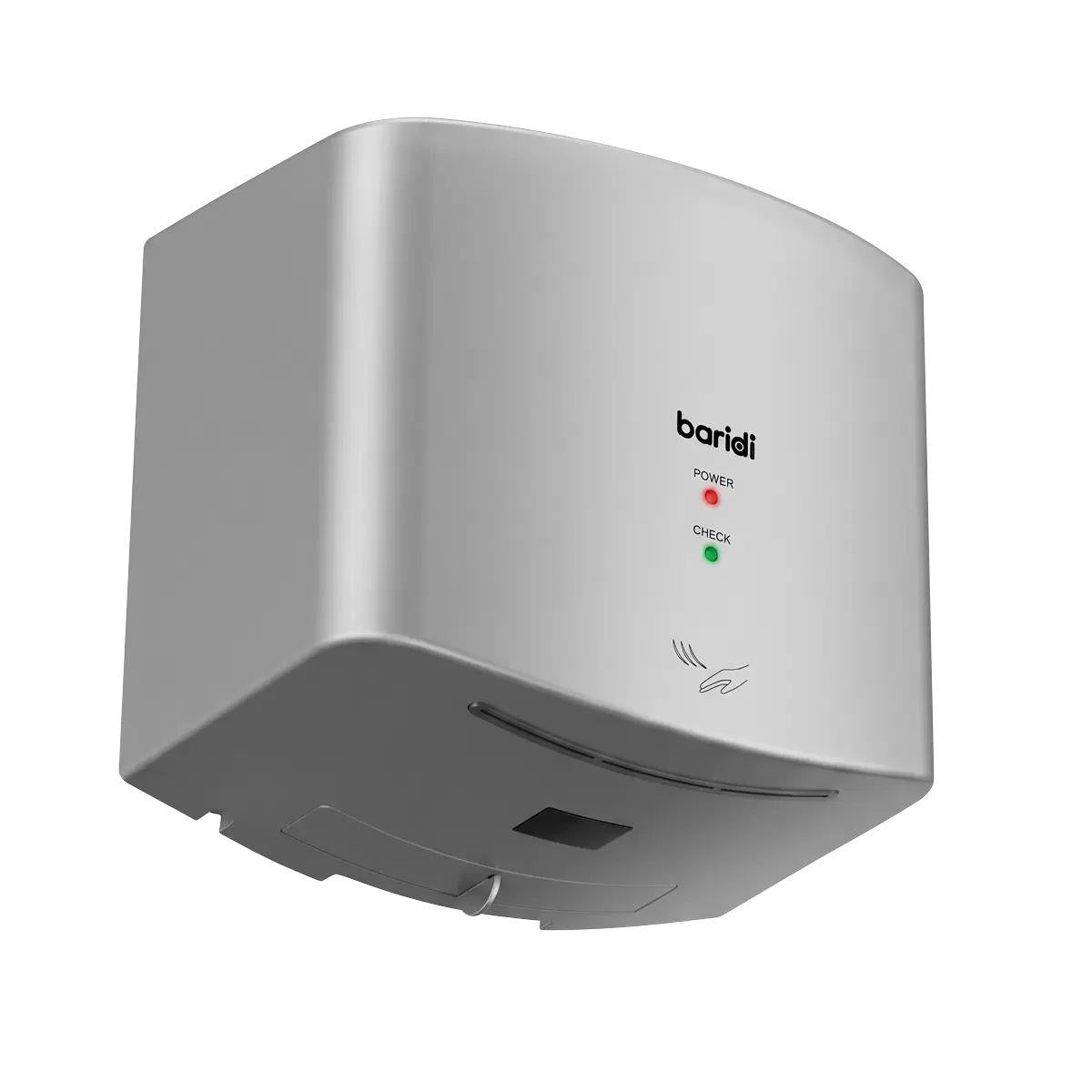 Sealey DH379 Baridi High Speed Hand Dryer with Auto-Sensor 1400-1650W/230V Silver