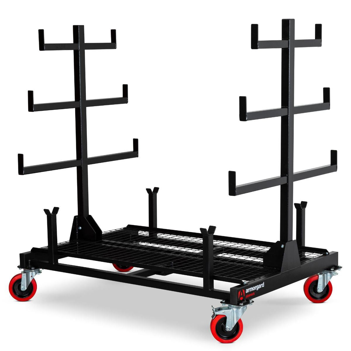 Armorgard PR1 Mobile Piperack Wheeled Storage with 1 Tonne Capacity for Pipes 1560mm x 1010mm x 1570mm