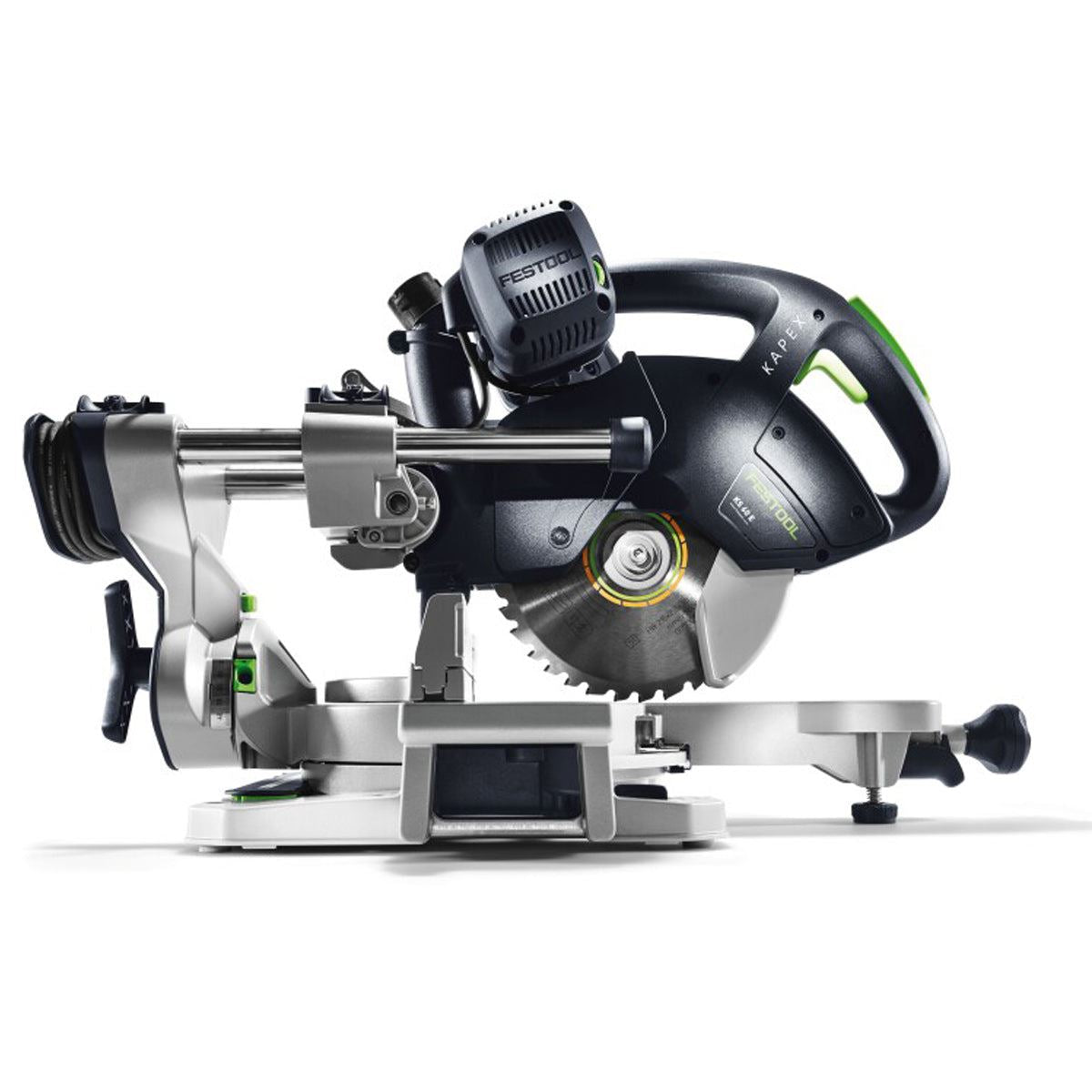 Festool KS 60 E 110V GB 216mm Sliding Compound Mitre Saw - 561685 With SYS-AIR M Air purifier 577786
