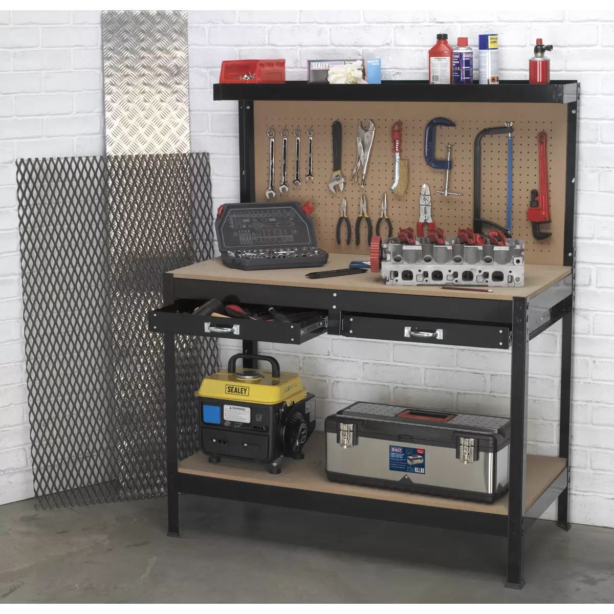 Sealey AP12600 1.2m Workstation with Drawers