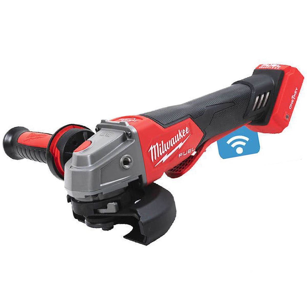 Milwaukee M18ONEFSAG115XPDB-0 18V Fuel One-Key Brushless 115mm Angle Grinder with 1 x 2.0Ah Battery & Charger