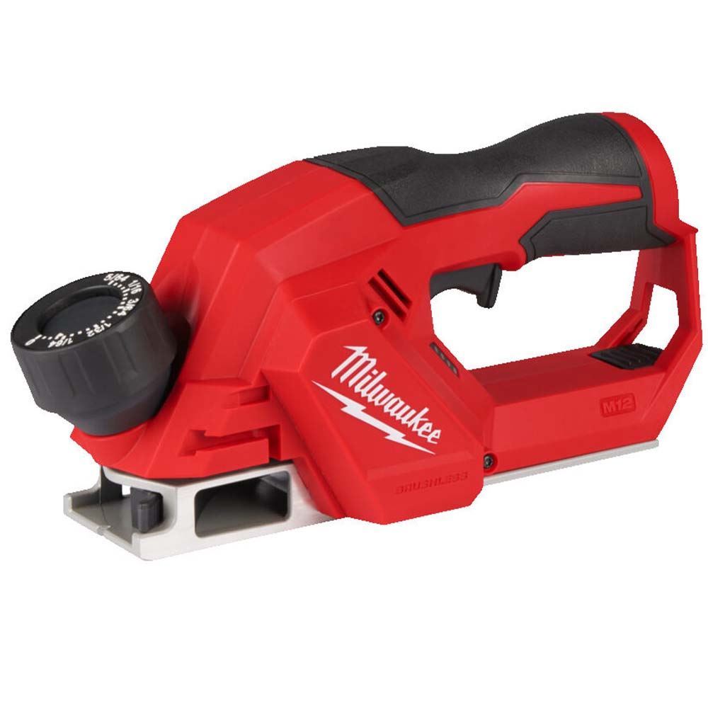 Milwaukee M12BLP-0X 12V Brushless 56mm Planer with 1 x 5.0Ah Battery Charger & Case