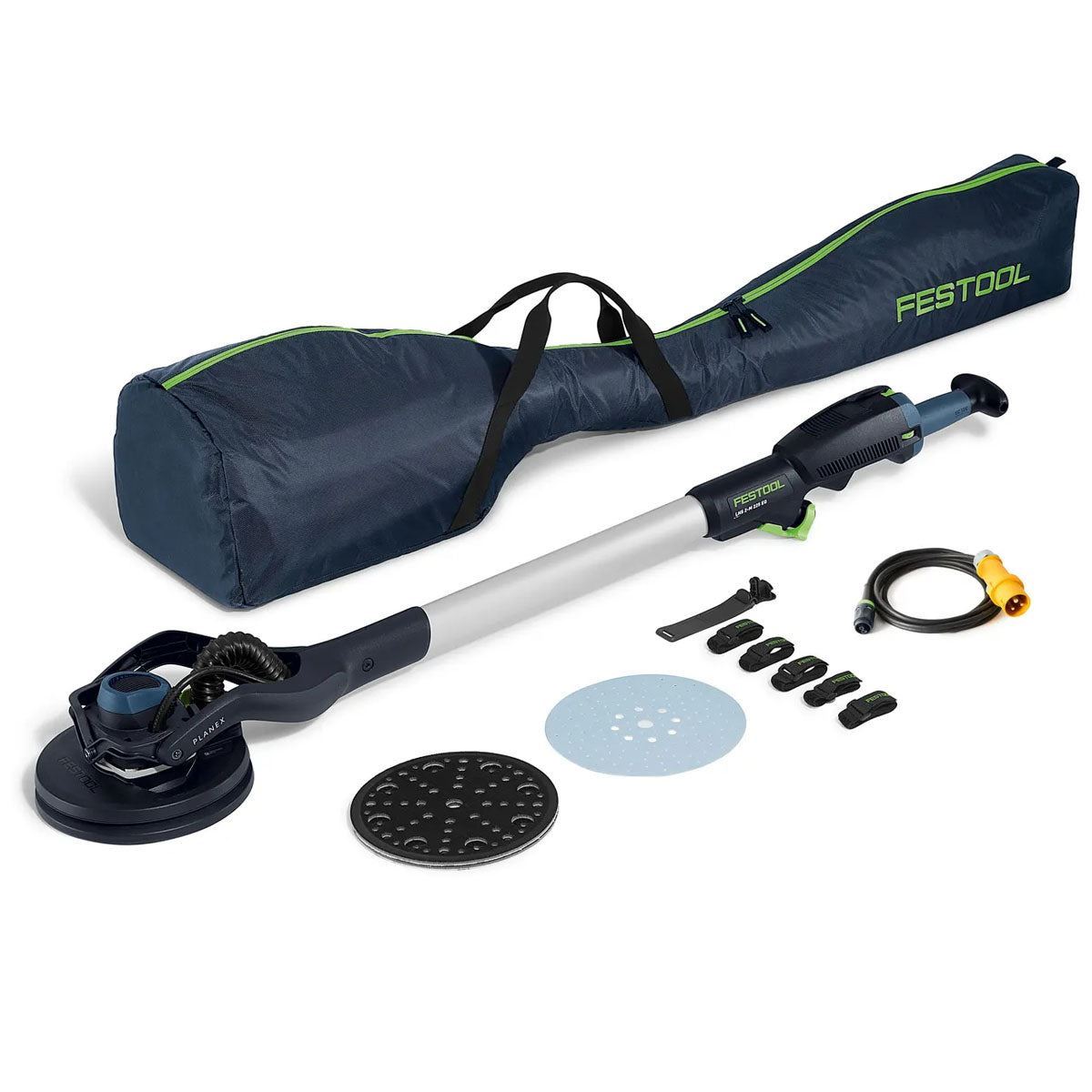 Festool PLANEX LHS 2-M 225 EQ 110V GB Brushless Long-Reach Sander With Carrying Bag - 577358