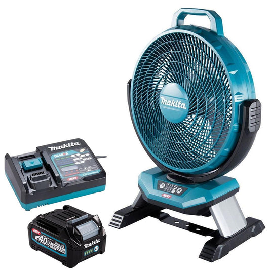 Makita CF002GZ 40VMax XGT Cordless Fan with 1 x 2.5Ah Battery & Charger