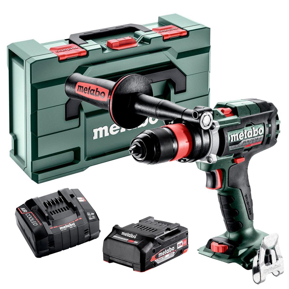 Metabo BS 18 LTX-3 BL Q I 18V Brushless Drill/Driver With 1 x 2.0Ah Battery Charger & Case