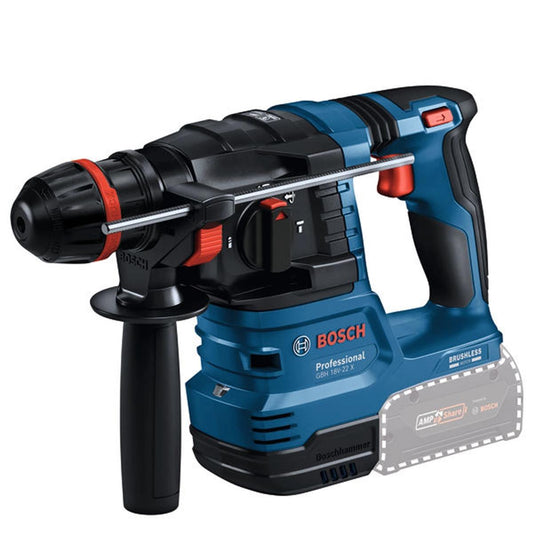 Bosch GBH 18V-22 X 18V Brushless SDS+ Rotary Hammer with ONECHUCK Body Only 0611924100