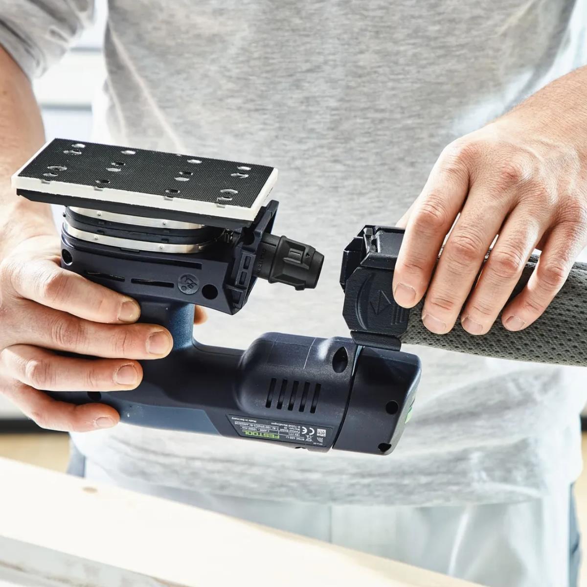 Festool RTSC 400 3,0 I-Plus 18V Brushless Orbital Sander with 2 x 3.0Ah Battery, Charger & Case - 578932
