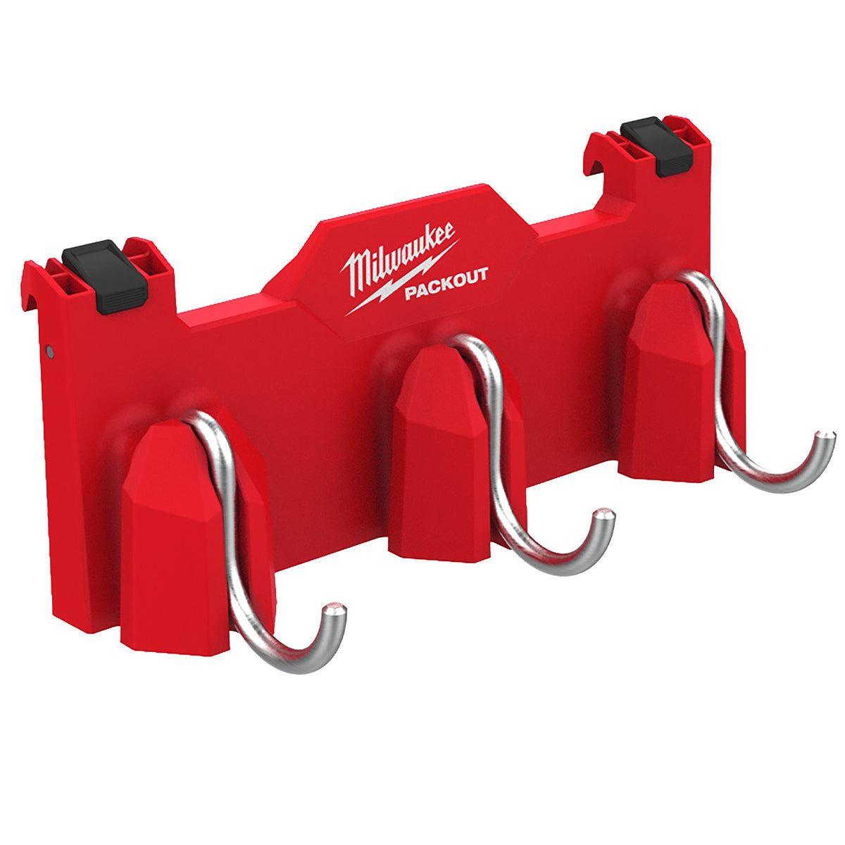 Milwaukee Packout Side Mount 3 Hook Rail 4932498650