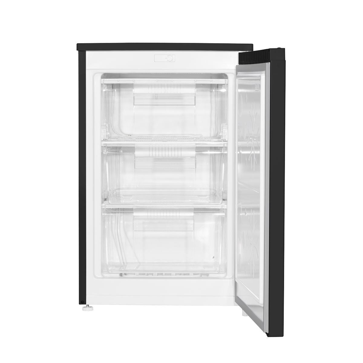 Sealey DH251 Baridi 55cm Undercounter Freezer with Adjustable Thermostat 85L Black