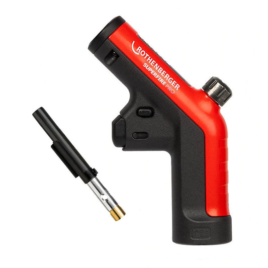 Rothenberger Superfire Pro Blow Torch Body - 1500004974 With Cool Burner Tip - 1500004981