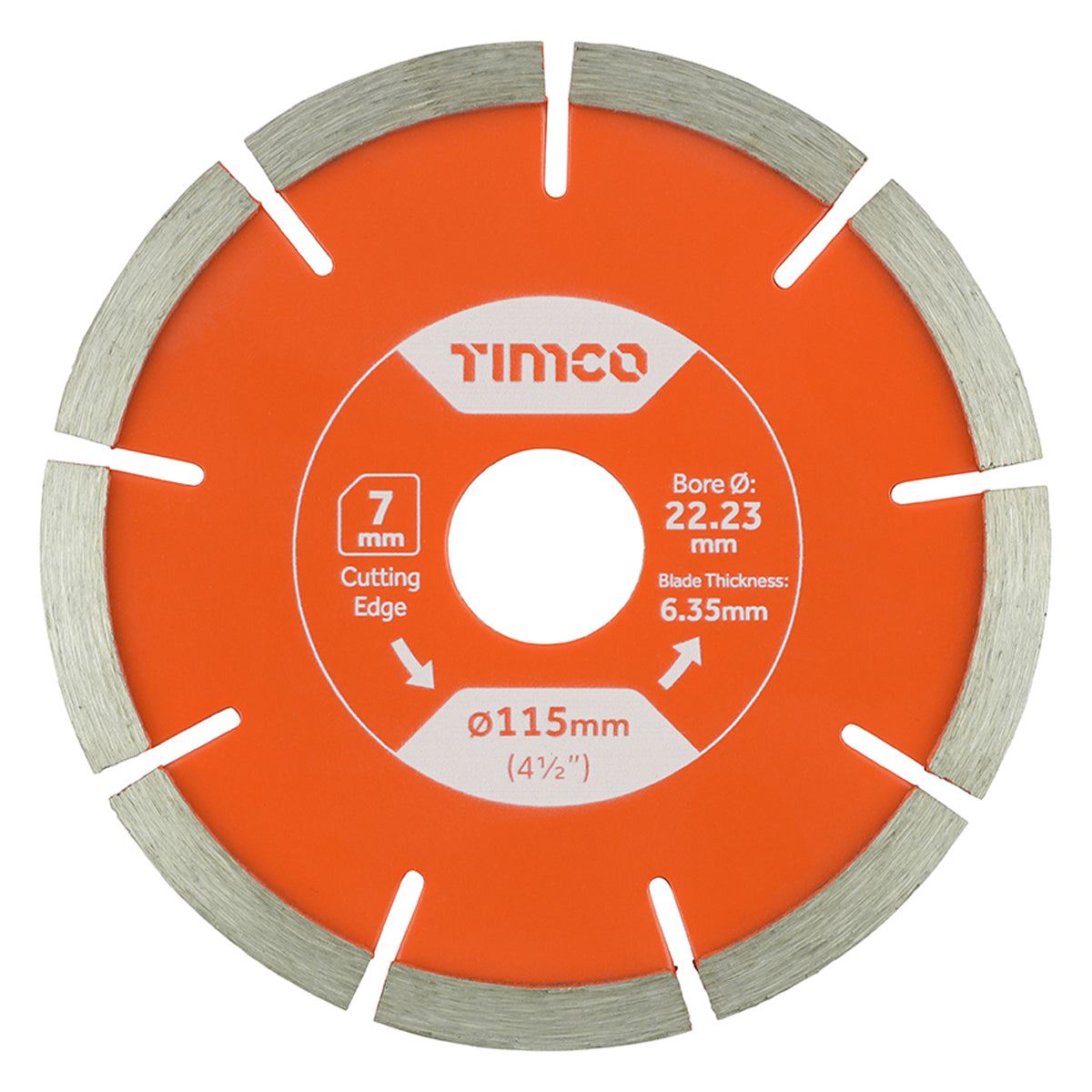 Timco 115mm Segmented Mortar Raking Diamond Blade MRE115