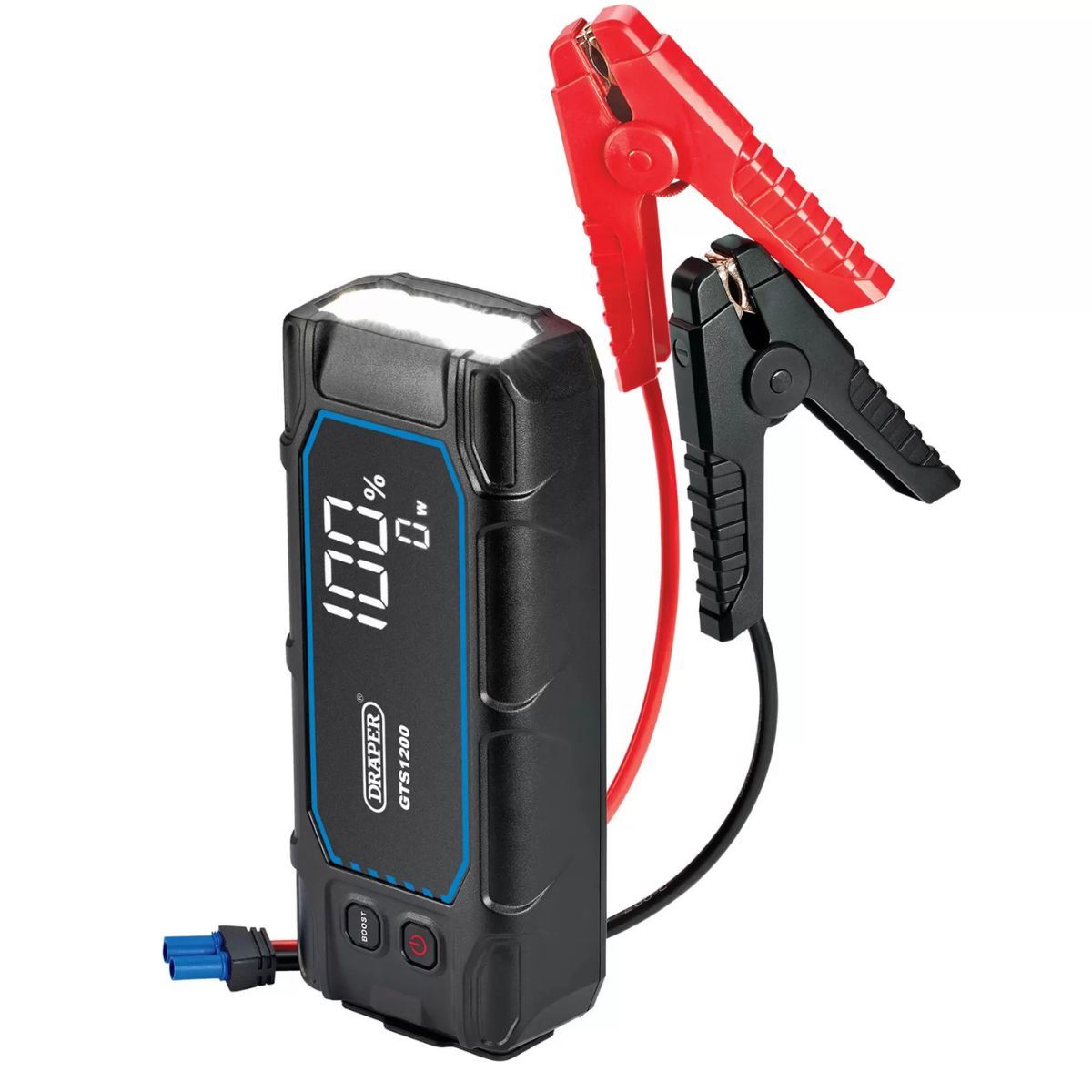Draper GTS1200 12V Jump Starter with Digital Display 1200A Portable Car Battery Booster 23728