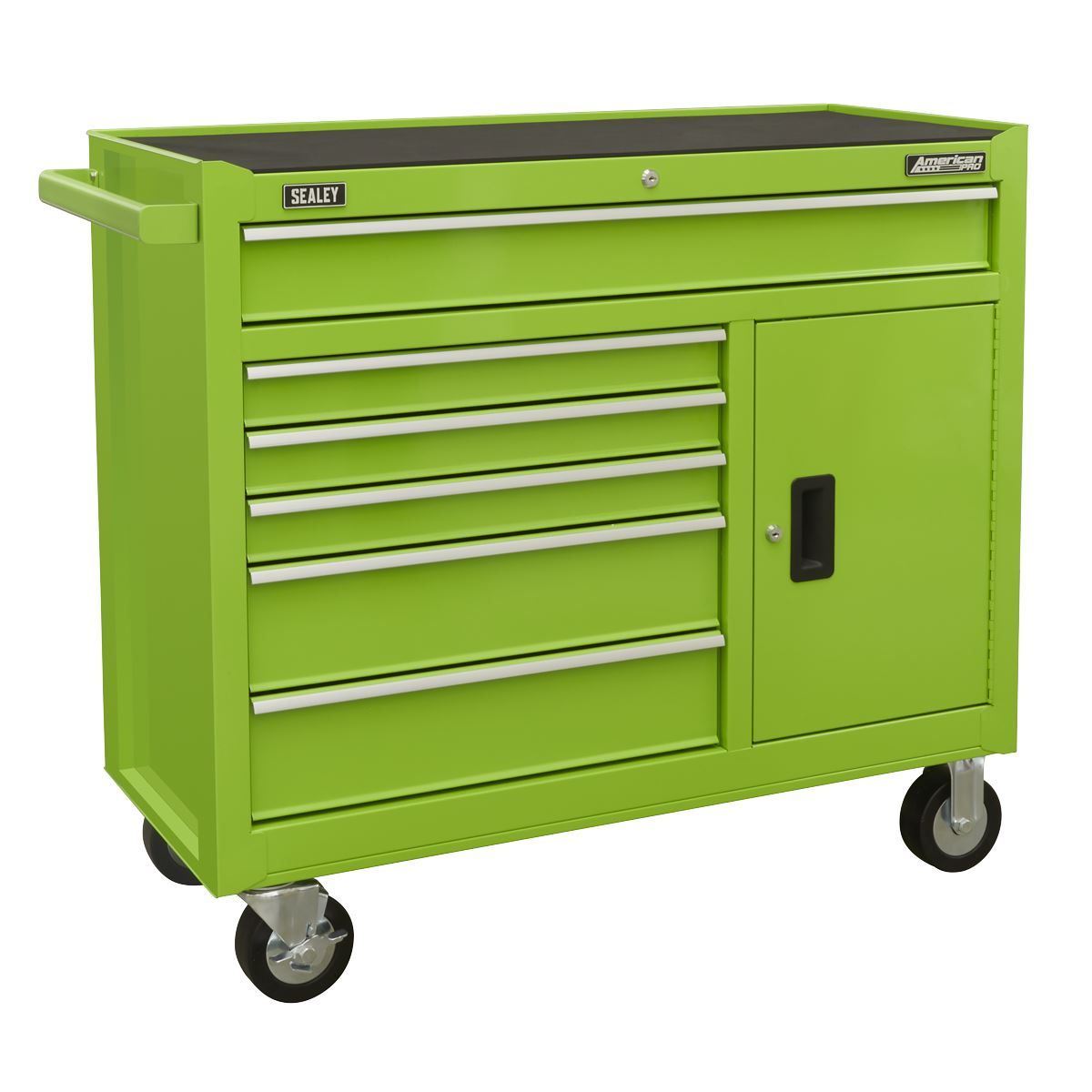 Sealey AP4106HV 6 Drawer Roll cab with Ball Bearing Slides Green