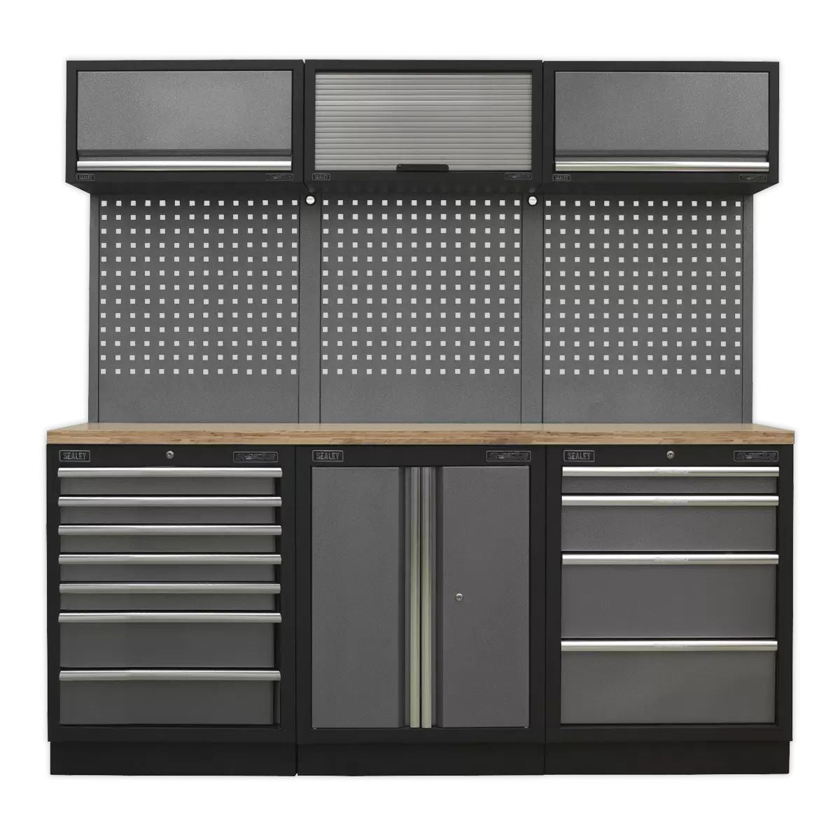 Sealey APMSSTACK07W Modular Storage System Combo Pressed Wood Worktop