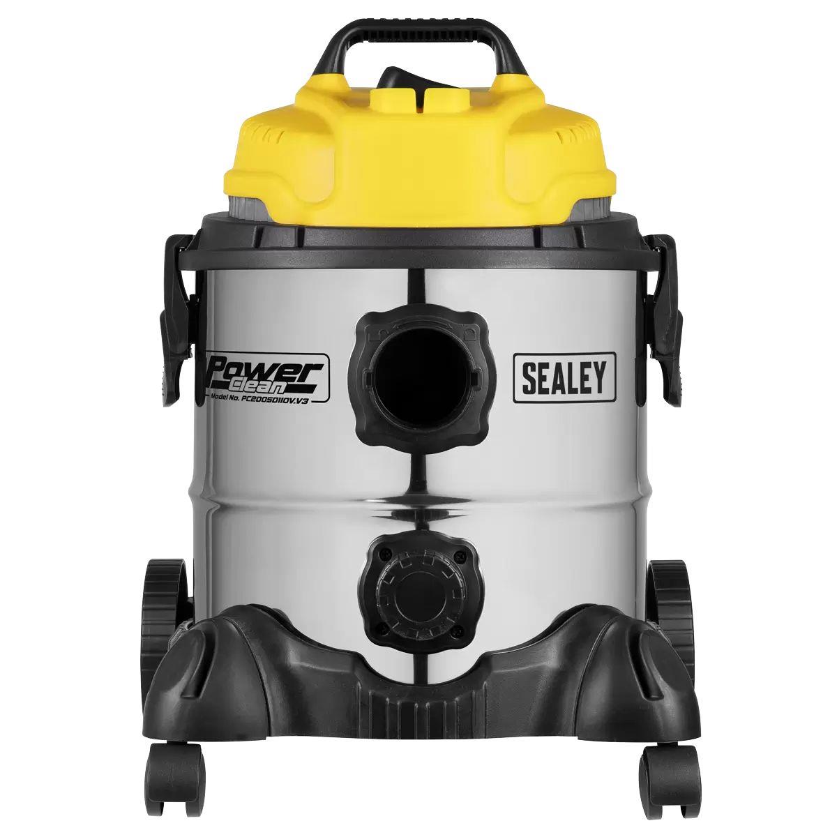 Sealey PC200SD110V Wet & Dry 20L Vacuum Cleaner 110V/1250W
