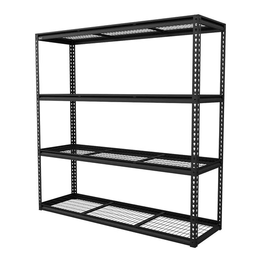 Sealey APMR1 Heavy-Duty Modular Racking Unit with 4 Mesh Shelves 300kg Capacity Per Level