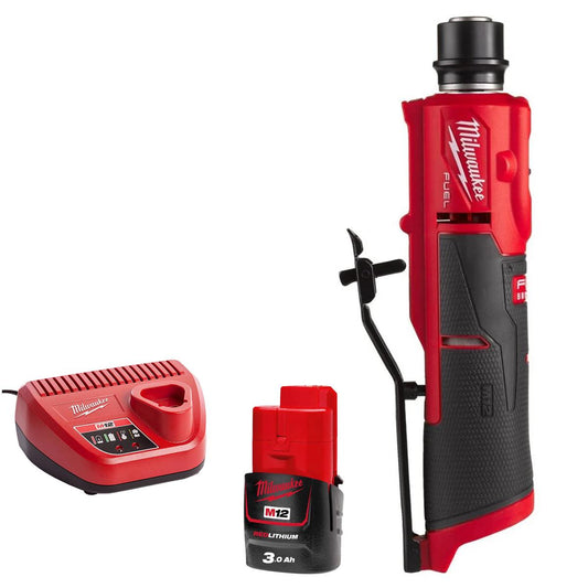 Milwaukee M12FTB-0 12V Brushless Low Speed Tyre Buffer With 1 x 3.0Ah Battery & Charger