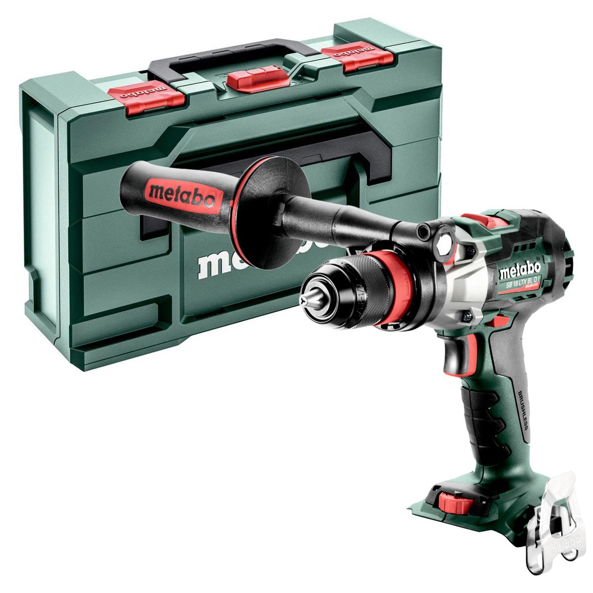 Metabo SB 18 LTX BL Q I 18V Brushless Combi Drill With 1 x 5.2Ah Battery Charger & Case