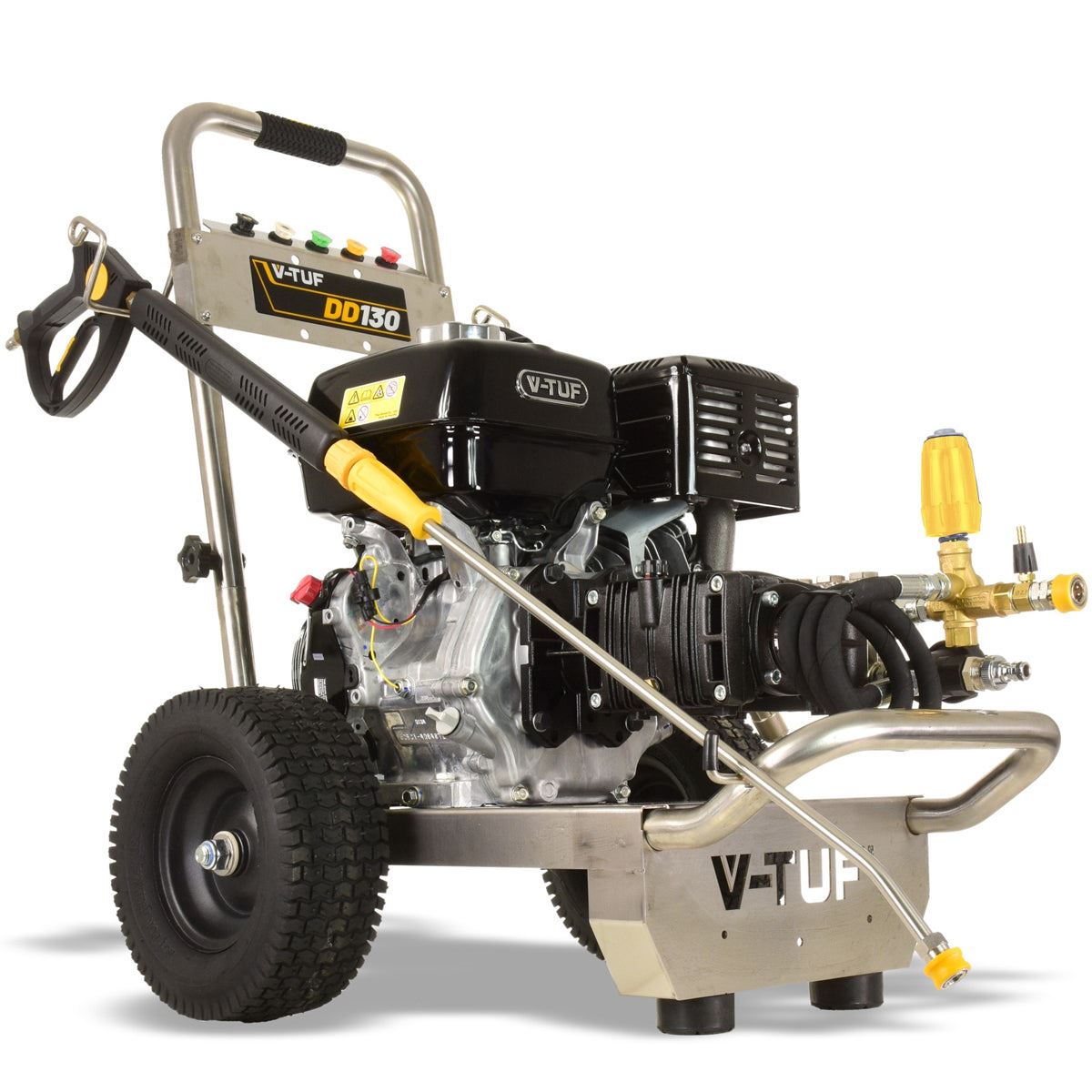 V-TUF DD130 15L/min Industrial 13HP Honda Driven Petrol Pressure Washer 4350psi & 300Bar