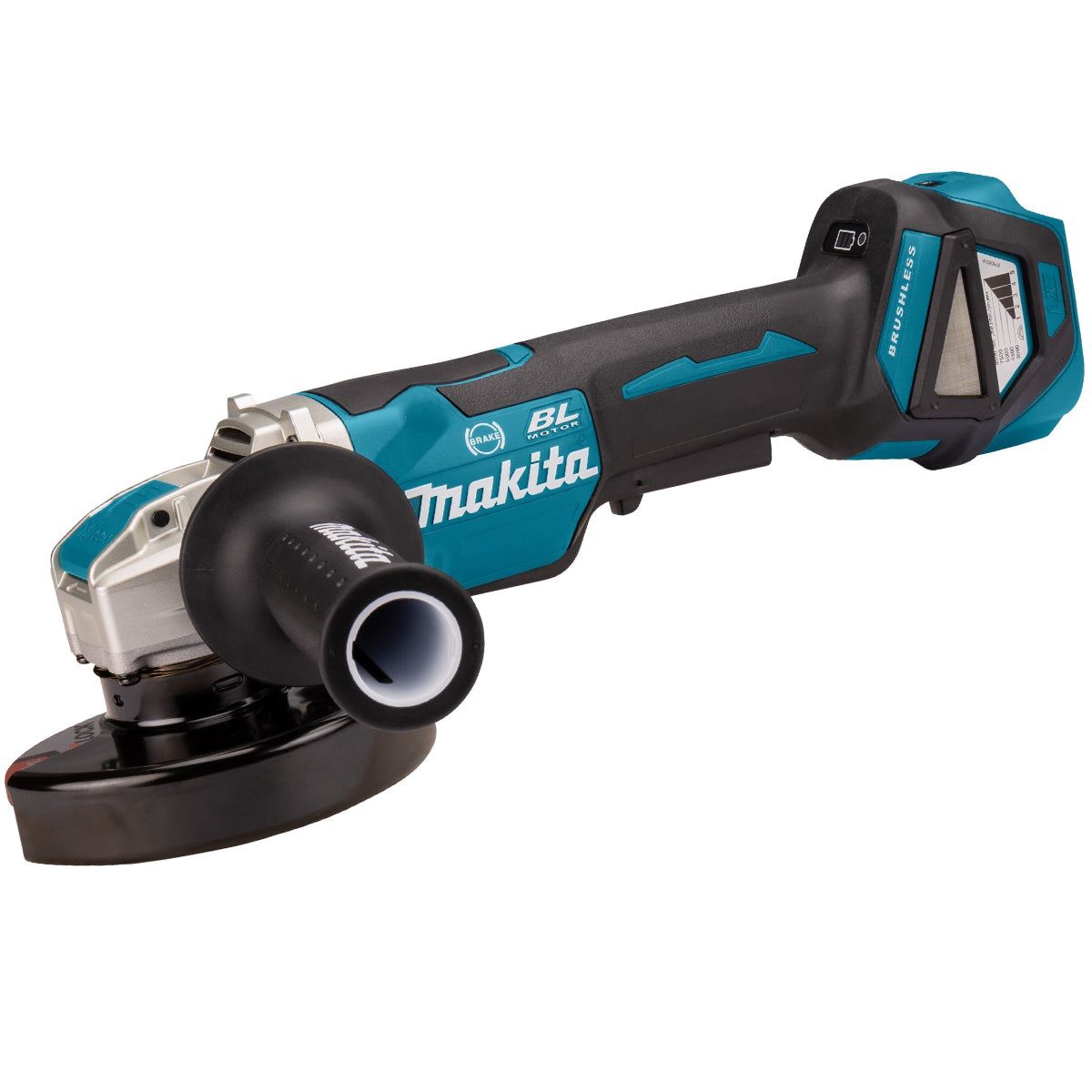 Makita DGA519Z 18V LXT Brushless 125mm Angle Grinder with 1 x 5.0Ah Battery & Charger