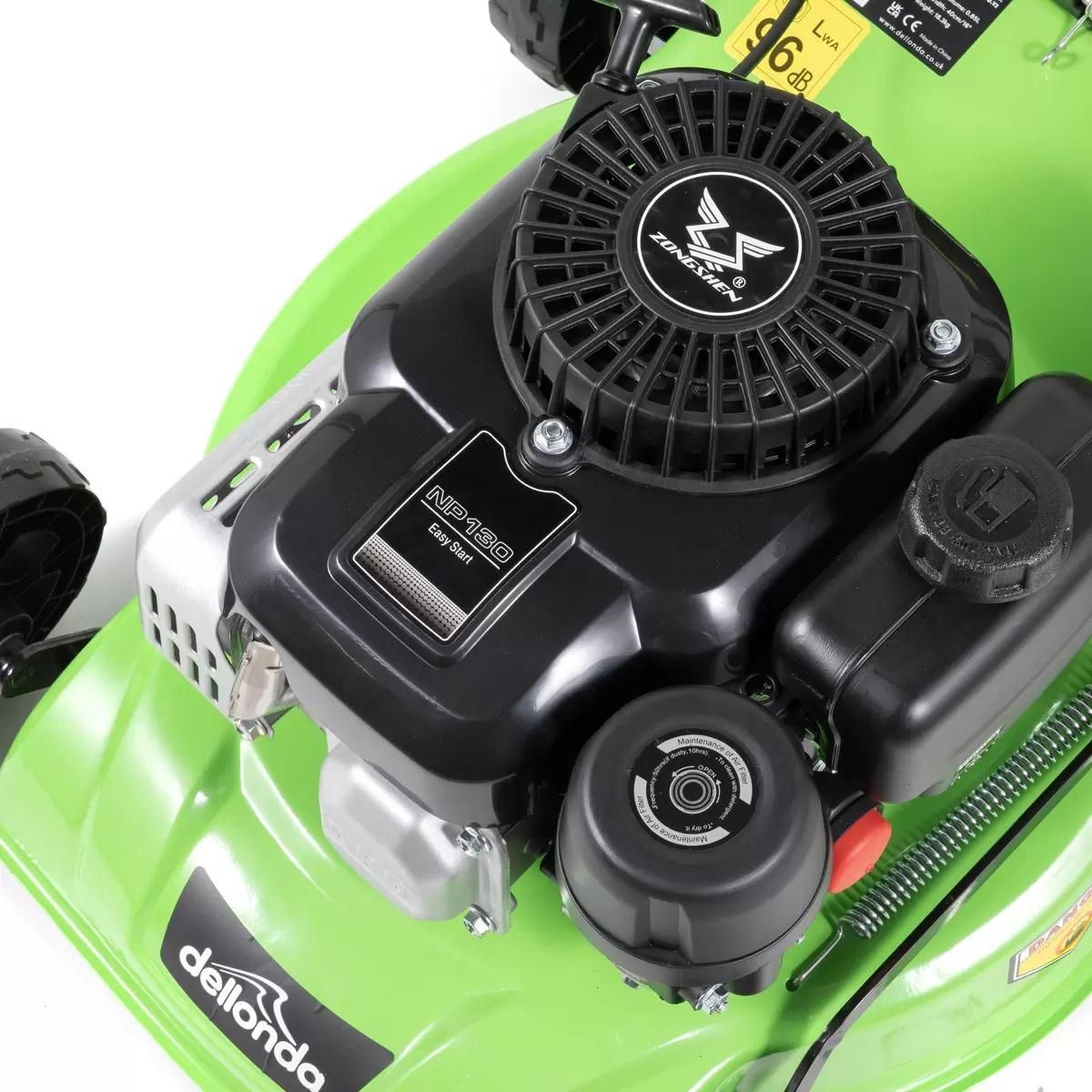 Sealey DG100 Dellonda 4-Stroke Hand-Propelled Petrol Lawnmower 132cc