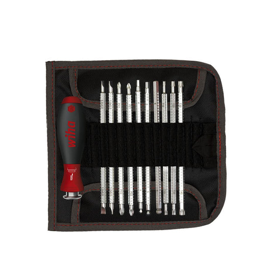 Wiha System 6 Soft Finish Interchangeable Screwdriver Set Of 12 Piece WHA-03591