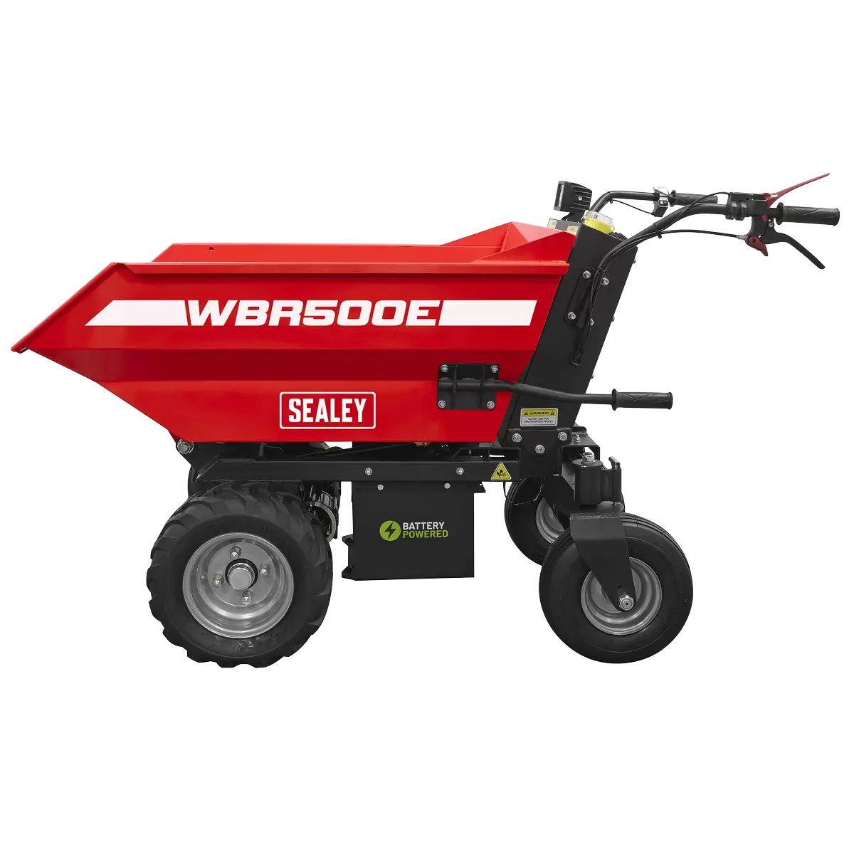 Sealey WBR500E 48V Electric Mini Dumper Weight Capacity 500kg & Bucket Capacity 236L